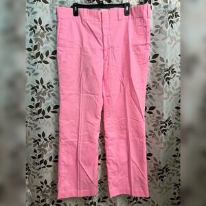 Vintage 70s Lilly Pulitzer Men's Stuff Palm Beach Pants Bright Pink 38x30